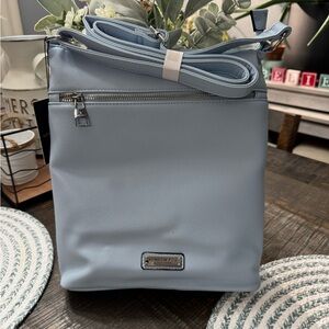 London Fog Sky Blue Crossbody Bag